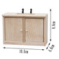 AirAds Dollhouse 1:12 Scale Dollhouse Miniature Furniture Sink Storage Dolls Chest Unfinished wooded Furniture Dollhouse Furniture Dolls Accessories