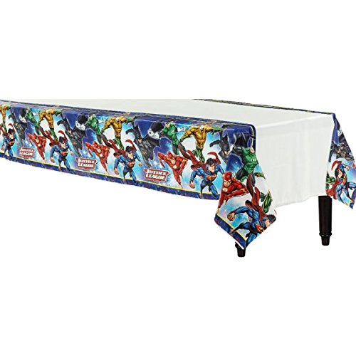 American Greetings Justice League Party Supplies, Plastic Table Cover (1-Count)