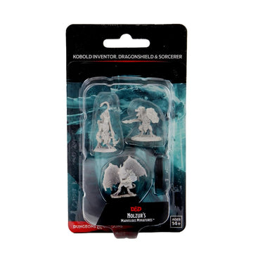 D&D Nolzur's Marvelous Miniatures - Kobold Inventor, Dragonshield & Sorcerer
