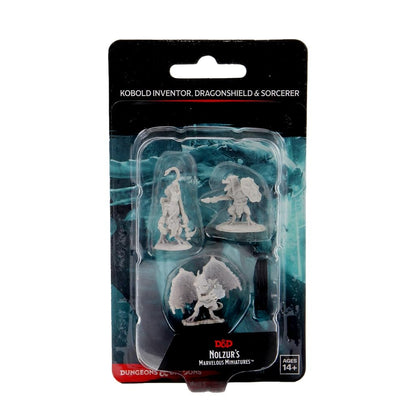 D&D Nolzur's Marvelous Miniatures - Kobold Inventor, Dragonshield & Sorcerer