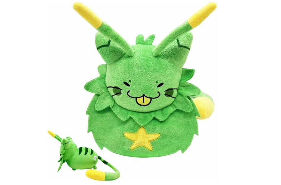 HQRYSH Gnarpy Plush, Regretavator Gnarpy Alien Cat Plush Toys Give Fans and Friends Beautifully Plushie Doll Gifts (Green)
