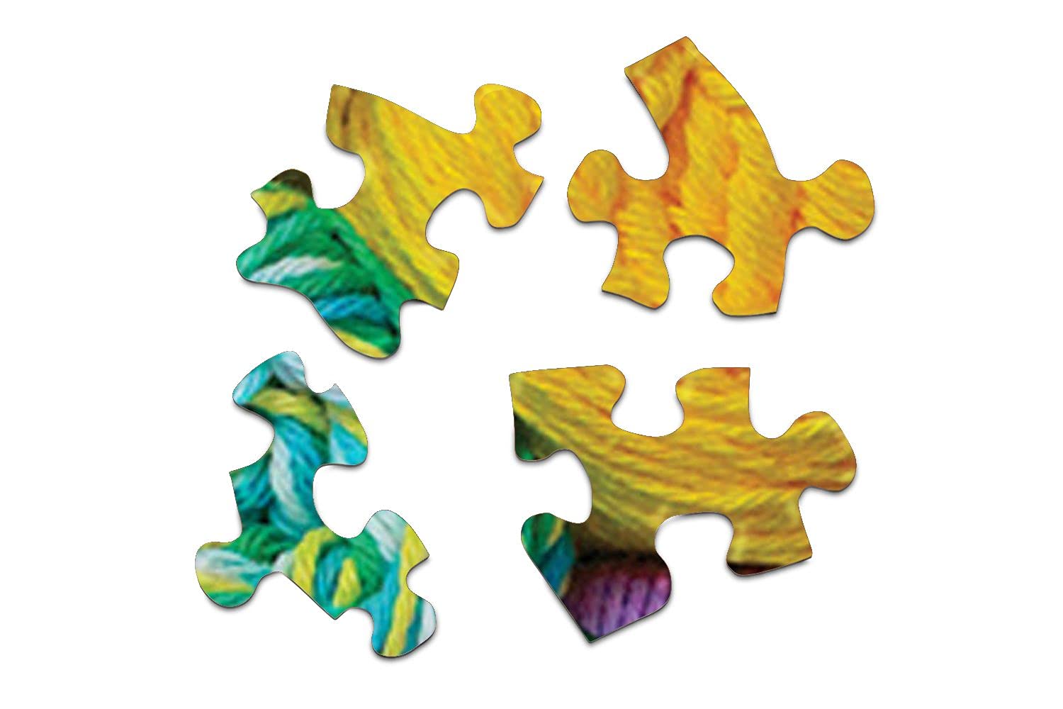 Springbok's 500 Piece Jigsaw Puzzle Colorful Yarn - Made in USA