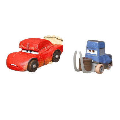Disney Pixar Cars Cave Lightning McQueen and Pitstoposaurus Diecast 2 Pack Cars