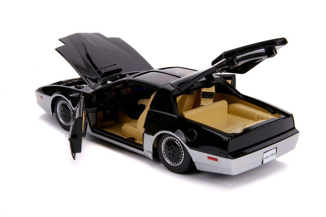 Jada Toys Hollywood Rides Knight Rider K.A.R.1982 Pontiac Firebird 1: 24 Diecast Vehicle with Light Up Feature