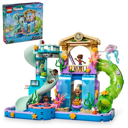 LEGO Friends Heartlake City Water Park Building Toy - Pretend Play Toy Figures & Playsets for Girls & Boys, Ages 8+ Years - Gift for Kids W/Mini-Dolls