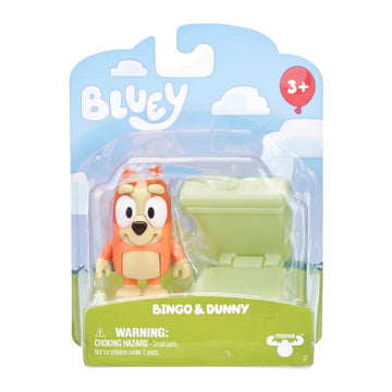 Bluey Story Starters - Choose from 8 Figures - Bluey, Bingo, Honey, Snickers, Indy, or Muffin - Ages 3+ (Bingo & Dunny)