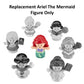 Replacement Part for Fisher-Price Little People Princess Figure Pack - GKG98 ~ Replacement Ariel The Mermaid Figure ~ Works with Other Playsets As