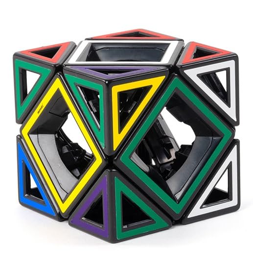 Meffert's Hollow Skewb Cube - The Original Cube Brainteaser from Recent Toys - Travel Friendly Fun for Ages 9 - Adult