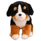JIANEEXSQ Realistic Bernese Mountain Dog Stuffed Animal, Lifelike Bernie Mountain Dog Plush Toy Doll, Birthday Gift Decor