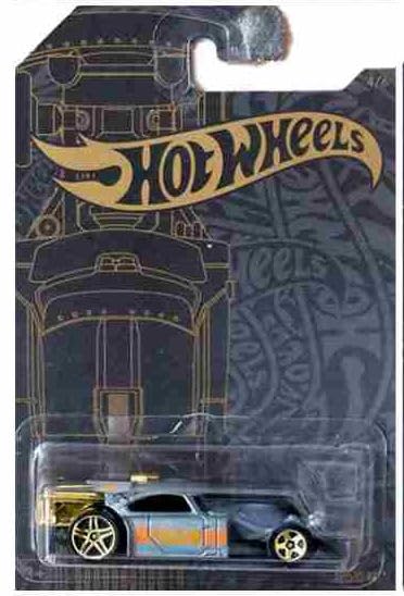 Hot Wheels 51st Anniversary Satin & Chrome Series Set of 6 Cars, Custom '71 El Camino, 71 Datsun 510 Wagon, '67 Pontiac Firebird, Aristo Rat, 63 Chevy