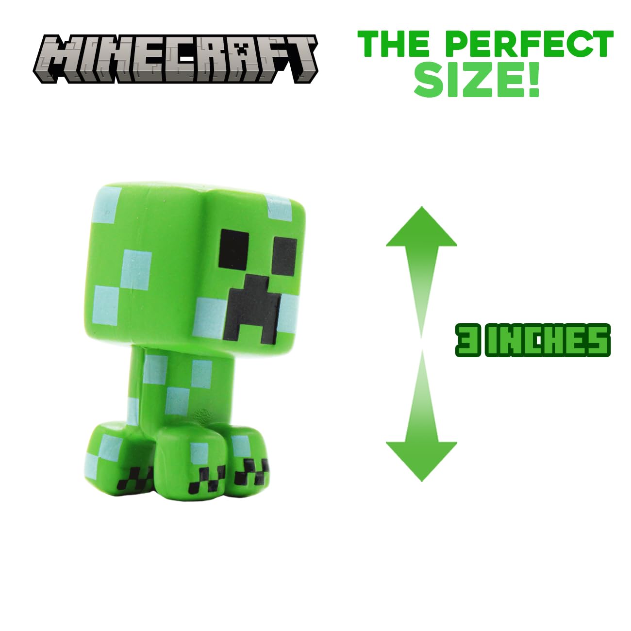 Minecraft Mine Kit - Dig Your Own Mystery Block with Mini?Figure, Iron Pickaxe, Water?Soak Mining Activity, Collectible Gold?Plated Creeper (1?in?48)