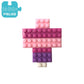 STpro Building Bricks 1600+ Pieces Set - Classic Cartoon Characters Building Blocks - Mini Building Block for Boys Girls & Adults (Pink)