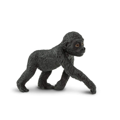 Safari Ltd. Lowland Gorilla Baby Figurine - Lifelike 3.3" Wildlife Figure - Educational Toy for Boys, Girls, and Kids Ages 3+