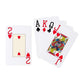 Caspari Limoncello Jumbo Bridge Gift Set - 2 Playing Card Decks & 2 Bridge Score Pads, Premium FSC-Certified Paper, Elegant Gift Box
