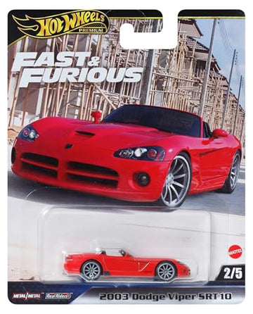 Hot Wheels Cars, Premium Fast & Furious 1:64 Scale Die-Cast Car for Collectors Inspired by Fast & Furious Movie Franchise