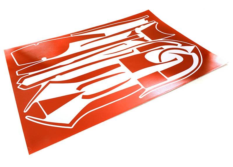 Scratch Resistance Sticker Set Decal for Traxxas 6507 TQi RC 4CH RC
