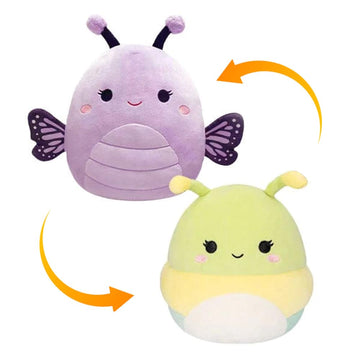 Squishmallows 5 inch Flip-A-Mallows Kellytoy Pluch (Rutabaga & Bibiana), SQFP00172