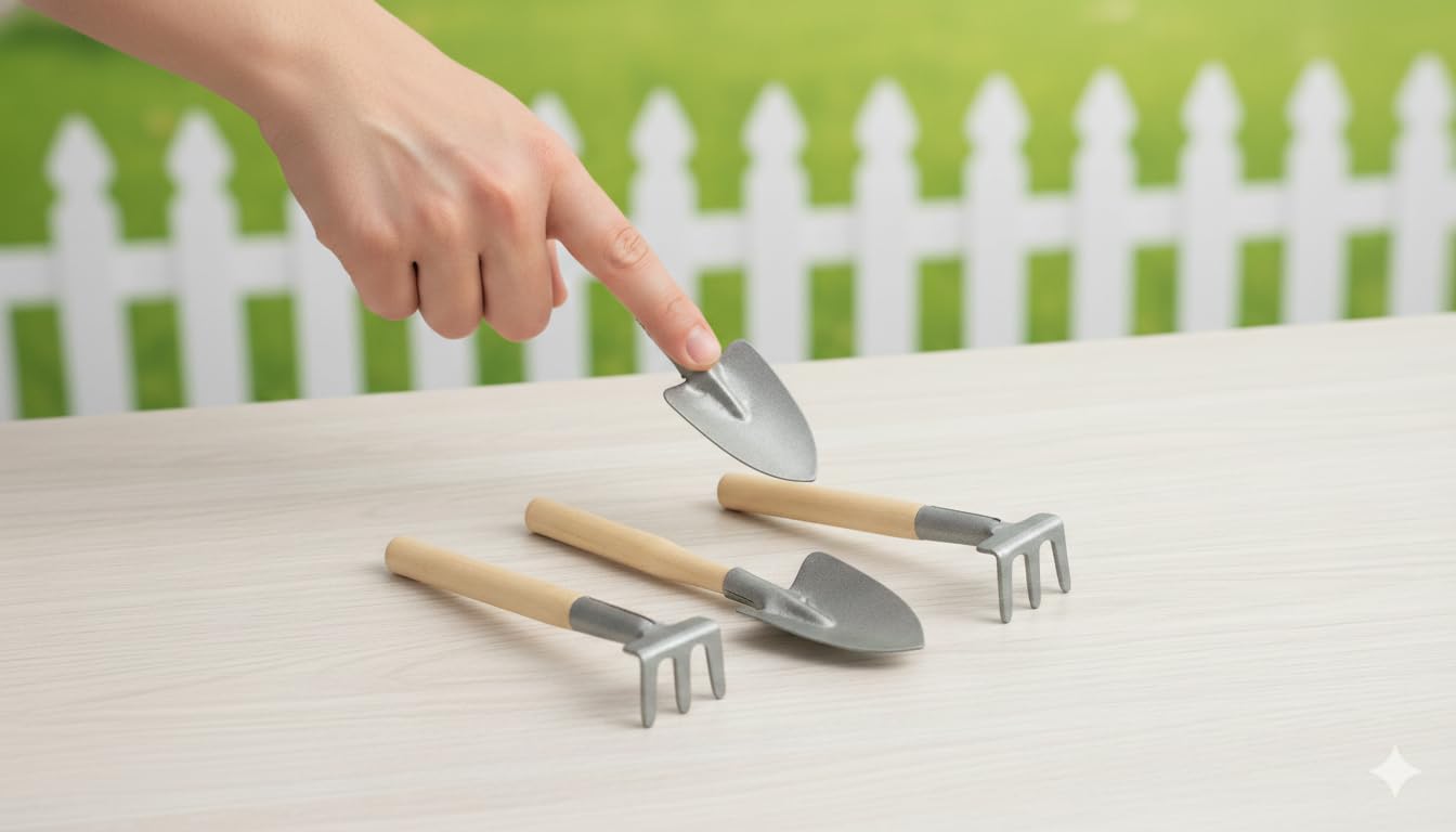 Aztec Imports, Inc. Dollhouse Miniature Three Garden Hand Tools