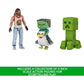A Minecraft Movie Garrett, Creeper, Zombie & Chicken Action Figure 4-Pack (Woodland Mansion Throwdown)