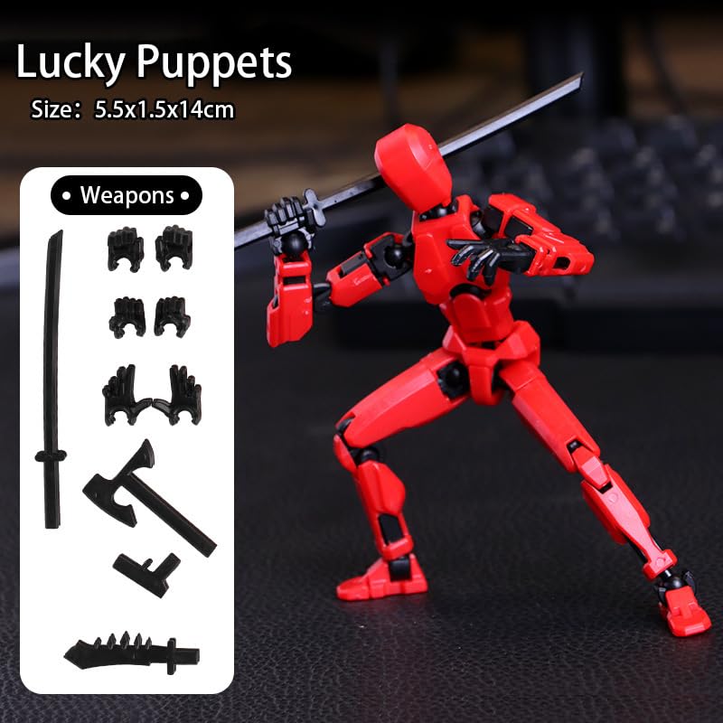 2026 New Titan 13 Action Figure Set,Titan 13 Robot Action Figure 3d Printed Multi-Jointed Movable,Robot 13 Action Figures,Decorations for Action