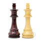 House of Chess - Tournament Chess Set Pieces - Unique Staunton Ringy Rosewood/Boxwood Chess Pieces - King Height: 3.75" (95 mm) - 2 Extra Queens