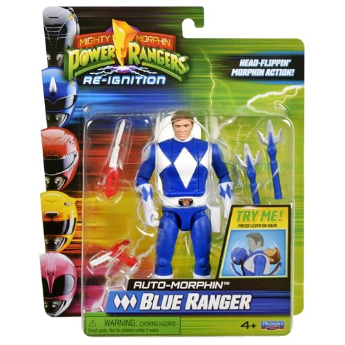 Power Rangers Re-Ignition 6 Inch Action Figure Auto Morphin - Blue Ranger