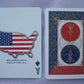 Bicycle Red, White and Blue Series 1 Map USA Design Playing Cards