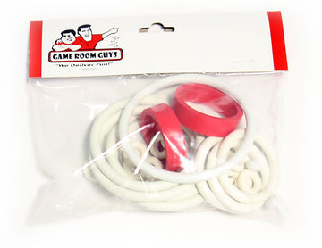 Game Room Guys Bally 1977 Black Jack Pinball White Rubber Ring Kit