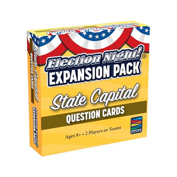 Election Night! Game State Capital Expansion Pack: for Use with Election Night! Game. Great Stocking Stuffer that Makes Learning State Capitals Fun!