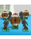 Delightful Multicolor Football Honeycomb Centerpiece Kit (1 Set) - Unique & Eye-Catching Party Decor, Standout Football Table Accent - Perfect Game