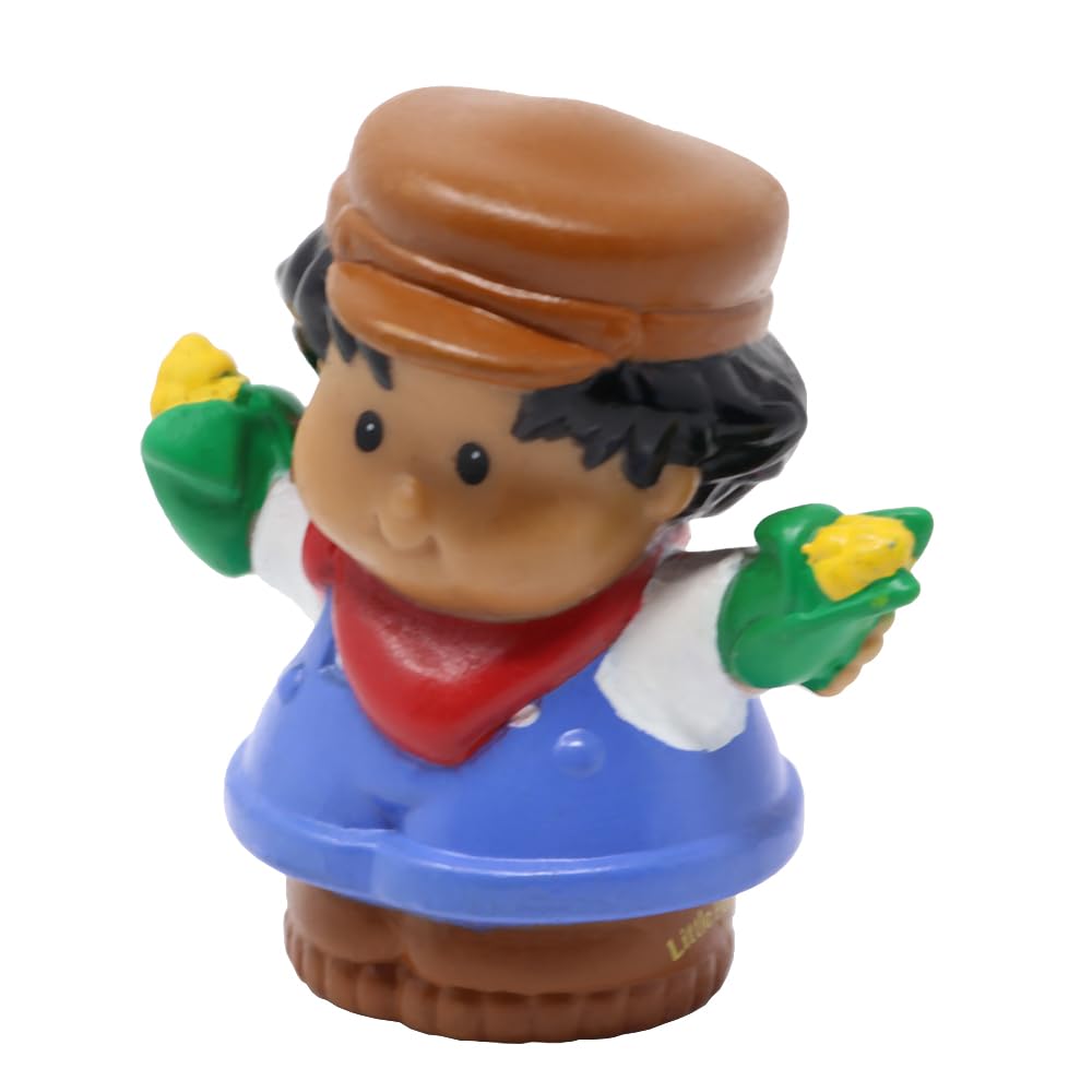 Fisher-Price Replacement Part for Collectible Little People Stable Barn Animal Sounds Farm Tractor Playset 77709 - Replacement Hispanic Farmer Roberto