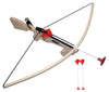 Magnum Enterprises Wooden Rifle Cross Bow Set with 3 Arrows