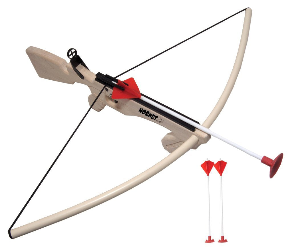 Magnum Enterprises Wooden Rifle Cross Bow Set with 3 Arrows