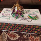 Vibrant Fleur De Lis Plastic Tablecover - 54" x 102" (1 Piece) - Stunning Design, Perfect for Parties, Events & Celebrations