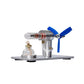 Keetopteep Hot Air Stirling Engine Motor Electricity Generator Kit, 3-Blade Fan Single Cylinder Stirling Engine, Class Teaching Scientific Experiment