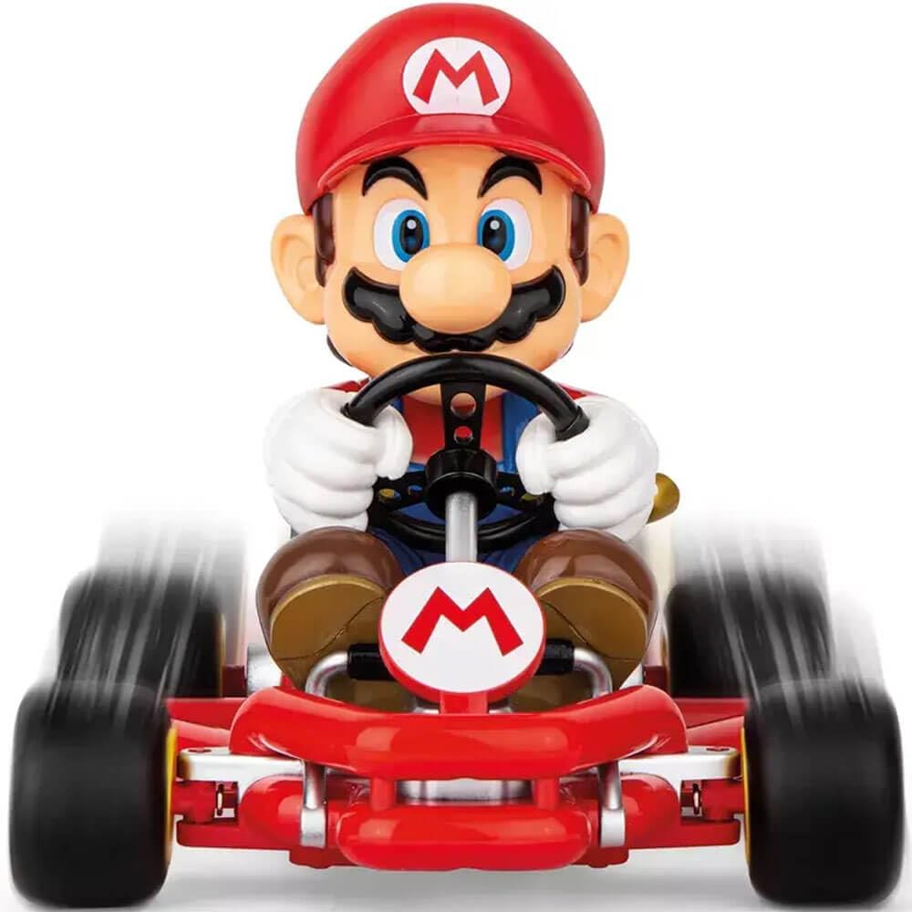 Carrera 200989 RC Official Licensed Kart Pipe Kart Mario 1:18 Scale 2.4 Ghz Remote Radio Control Car with Rechargeable LiFePO4 Battery - Kids Toys