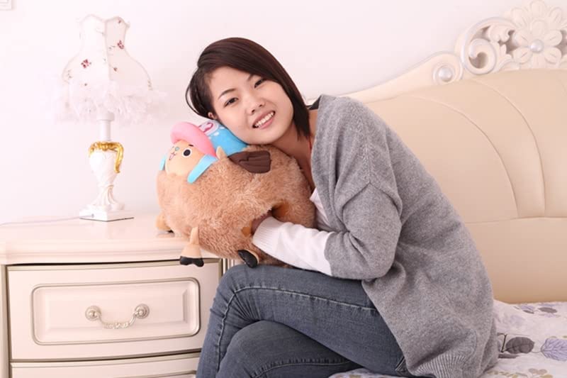 Sebil Tony Plush Pillow Figure One Piece Chopper Plush Pillow Toy, Soft Stuffed Animal Doll, Great Christmas Birthday Gifts, 13.78 Inch/35cm