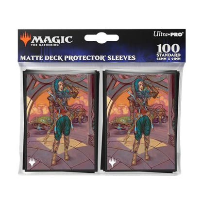 Ultra PRO - Aetherdrift Sita Varma, Masked Racer 100ct Deck Protector® Sleeves for Magic: The Gathering, Sports Cards, MTG, D&D Cards, Sized to Fit