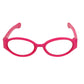 Sophia's Hot Pink Doll Eyeglasses with Plastic Oval Frame & Flower Print Fabric Case Accessory 2 Piece Set for 18" Dolls, Hot Pink