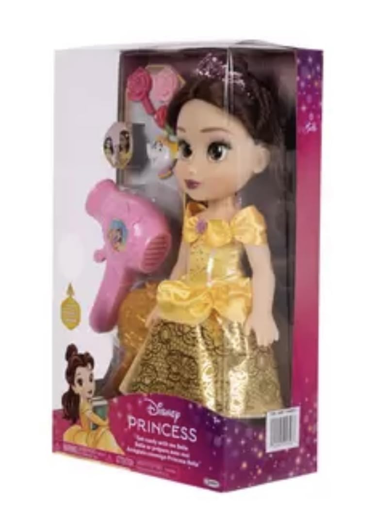 Disney Princess Frozen Get Ready with Me Large Doll and Hair Play Set-Belle