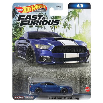 Hot Wheels HNW51 Fast and Furious - Custom Mustang [3 Years Old and Up]