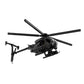 BrickCraftWorks MH-6 Little Bird Helicopter Model Building Blocks Set, Military Helicopter Model to Build and Display, Creative Interactive Building