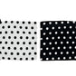 Original Baby Paper - Crinkle Teether and Sensory Toy for Babies and Infants | Black and White Stripes & Black and White Dots 2pk | Non-Toxic