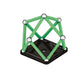 Geomag, Glow Recycled, Magnetic Constructions with Glow Effect, Magnetic Bars Glowing in The Dark, 25-Piece Pack, 100% Recycled Plastic