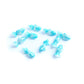 an_Shop 10 Pcs Light Blue Goldfishs Miniature DIY Artificial Accessories Decorations Scale 1:12 Thai Clay Figurine Mini Decorative Craft Dollhouse