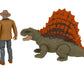 Jurassic World Dominion Dr Alan Grant & Dimetrodon Human and Dino Pack with 2 Action Figures, Toy Gift Set and Collectible