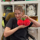 Squishable - Snugglemi Snacker Cherries - Comfort Food Collection - 8 in - Soft Toy Collectible Stuffed Animal - Beans