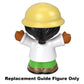 Replacement Part for Fisher-Price Little People Go Wild Safari Guide Figure Pack - GNM37 ~ Replacement Safari Guide ~ Wearing White Shirt ~ Green