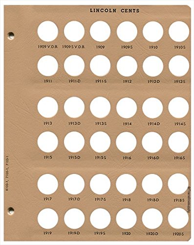 Dansco US Lincoln Wheat Cent Coin Album 1909 - 1958 #7103