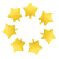 ZHENGYE 10 Pcs Yellow Star-Shaped 18 Inch Foil Balloons Happy Birthday Party Balloons Decoration